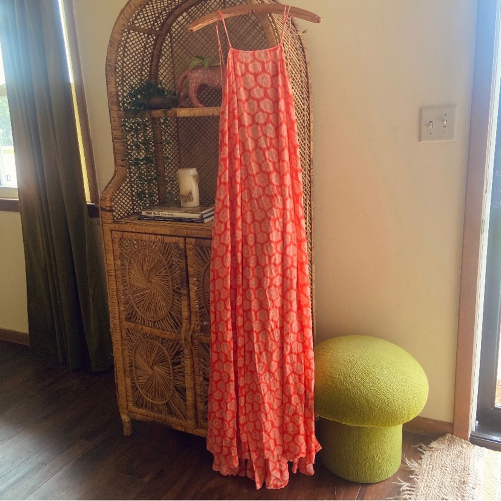 Free People Flowy Cotton Maxi Dress